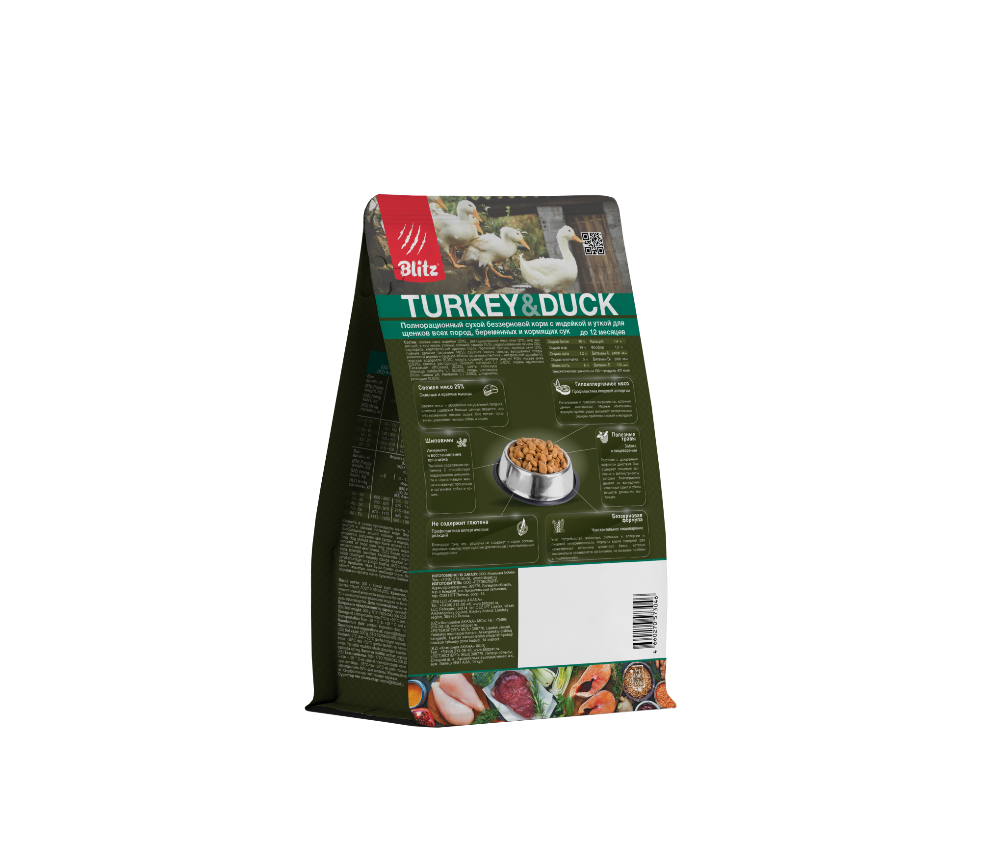 Quadro-BlitzDog-Holistic-Turkey-Duck-500 oborot